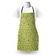 Herbs Blossoms Field Apron