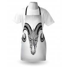 Head of Aries Art Apron