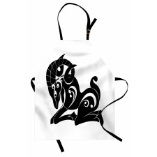 Monochrome Goat Apron