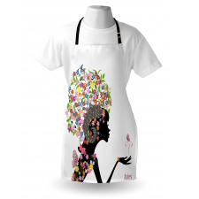 Girl with Flowers Apron