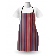 Vertical Barcode Lines Apron