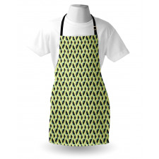 Abstract Grid Style Retro Apron