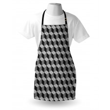 Monochrome Cube Apron