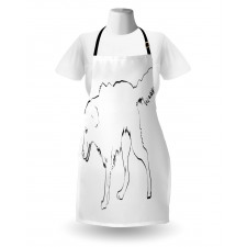 Thoroughbred Furry Apron