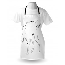 Thoroughbred Furry Apron