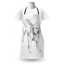 Young Dog Art Apron