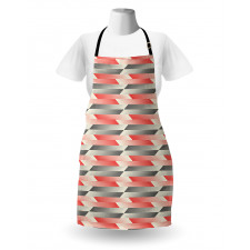 Geometric Grid Lines Apron