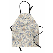 Eastern Oriental Scroll Apron