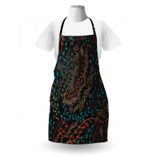Herbs Blooming Stems Apron