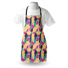 Bold Grunge Brushstrokes Apron