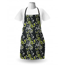 Vintage Foliage Swirls Apron