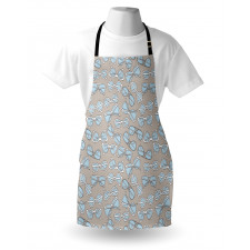 Vintage Hipster Glasses Apron