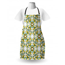 Geometric Lace Pattern Apron