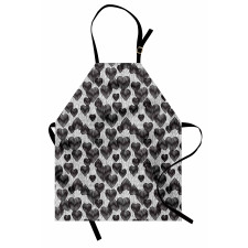 Gothic Hearts Tattoo Apron