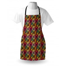 Curved Spiral Arrows Apron