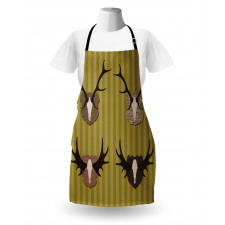 Deer Mous Horns Trophy Apron