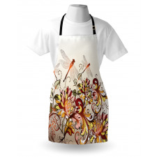 Flower Field Dragonfly Apron