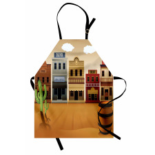 Wild West Village Town Apron