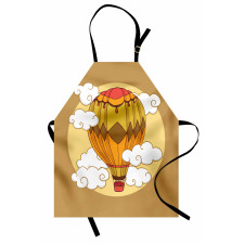 Hot Air Balloon Retro Apron