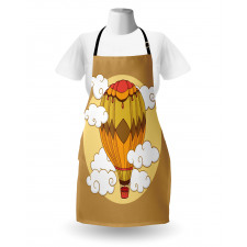 Hot Air Balloon Retro Apron