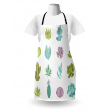 Tropical Desert Plants Apron