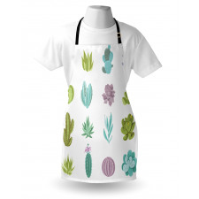 Tropical Desert Plants Apron