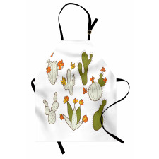 Doodle Cacti Flora Apron