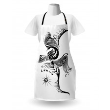 Abstract Phoenix Design Apron