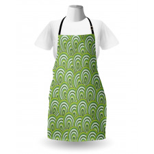 Peacock Design Circles Apron