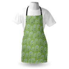 Peacock Design Circles Apron