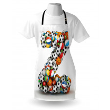 Colorful Sports Balls Apron