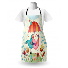 Valentine's Day Birds Apron