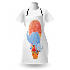 Elephant Hot Air Balloon Apron