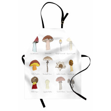 Blusher Boletus Sketch Apron