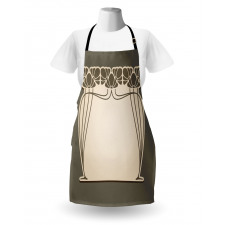 Floral Arch Shape Apron