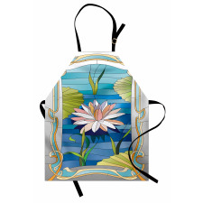 Stained Glass Lotus Apron