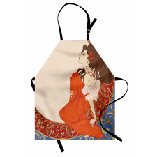 Lady Antique Dress Apron