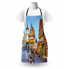 Colorful Street Houses Apron