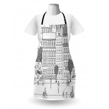 Monochrome Berlin Square Apron