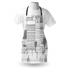 Monochrome Berlin Square Apron