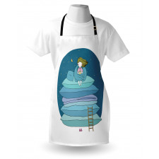 Girl on Pillows Bedtime Apron