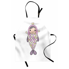 Girl in Fish Costume Apron