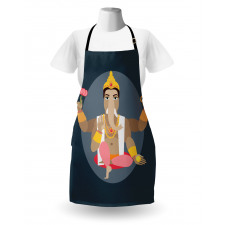 Oriental Ethnic Design Apron