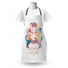 Yoga Zen Theme Artwork Apron