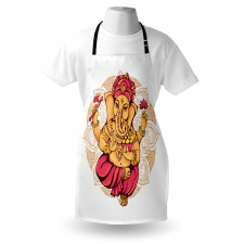 Dancing Animal Motif Art Apron