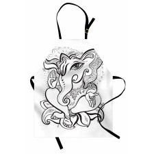 Oriental Symbol Elephant Apron