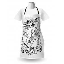 Oriental Symbol Elephant Apron