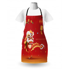 Little Boy Lion Dance Apron