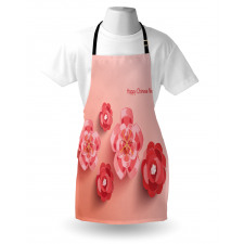 Pink Blossoms Apron