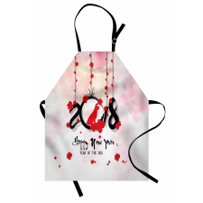 Brush Blossom Apron